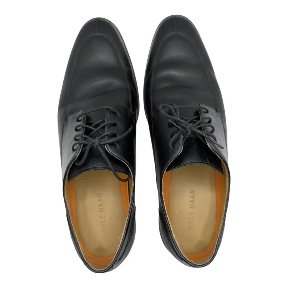 Cole Haan Men's Lenox Hill Leather Split Toe Oxford Shoes Black Size 11 Career